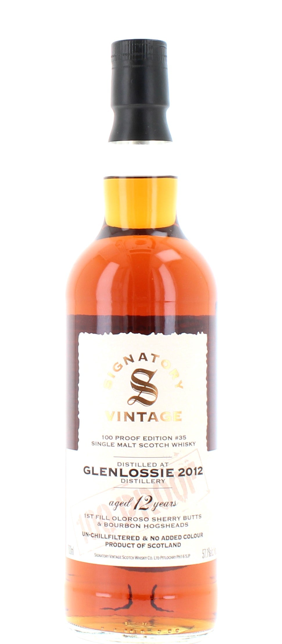 Glenlossie 12 Year Old 2012 100 Proof Edition #35 Single Malt - 70cl 57.1%