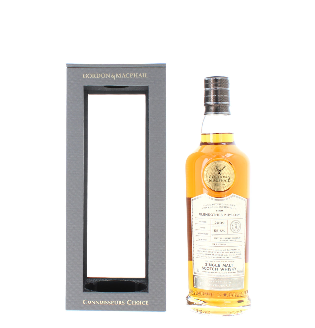 Glenrothes 16 Year Old 2009 Connoisseurs Choice  (Gordon & MacPhail) Single Malt - 70cl 55.5%
