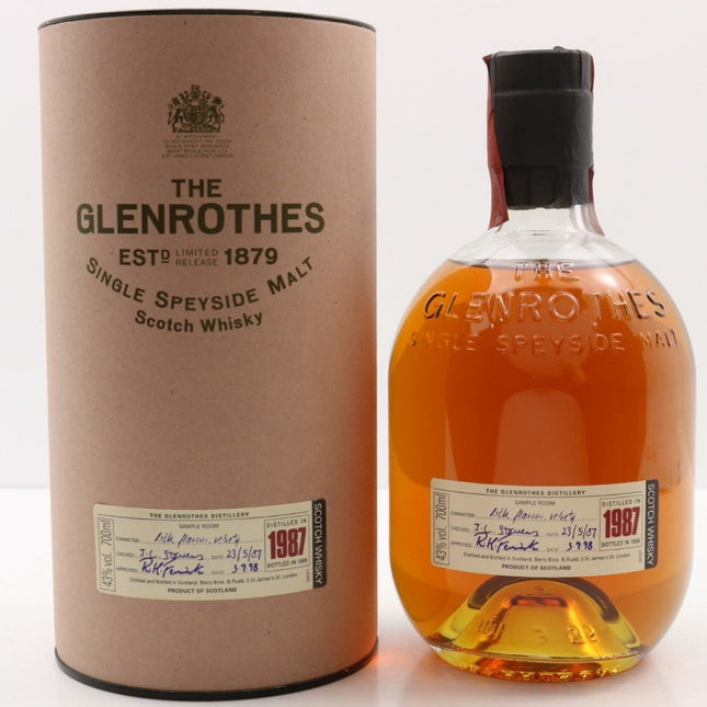 Glenrothes 1987 - 1999 Sample Room Bottling Single Malt Scotch Whisky - 70cl 43%