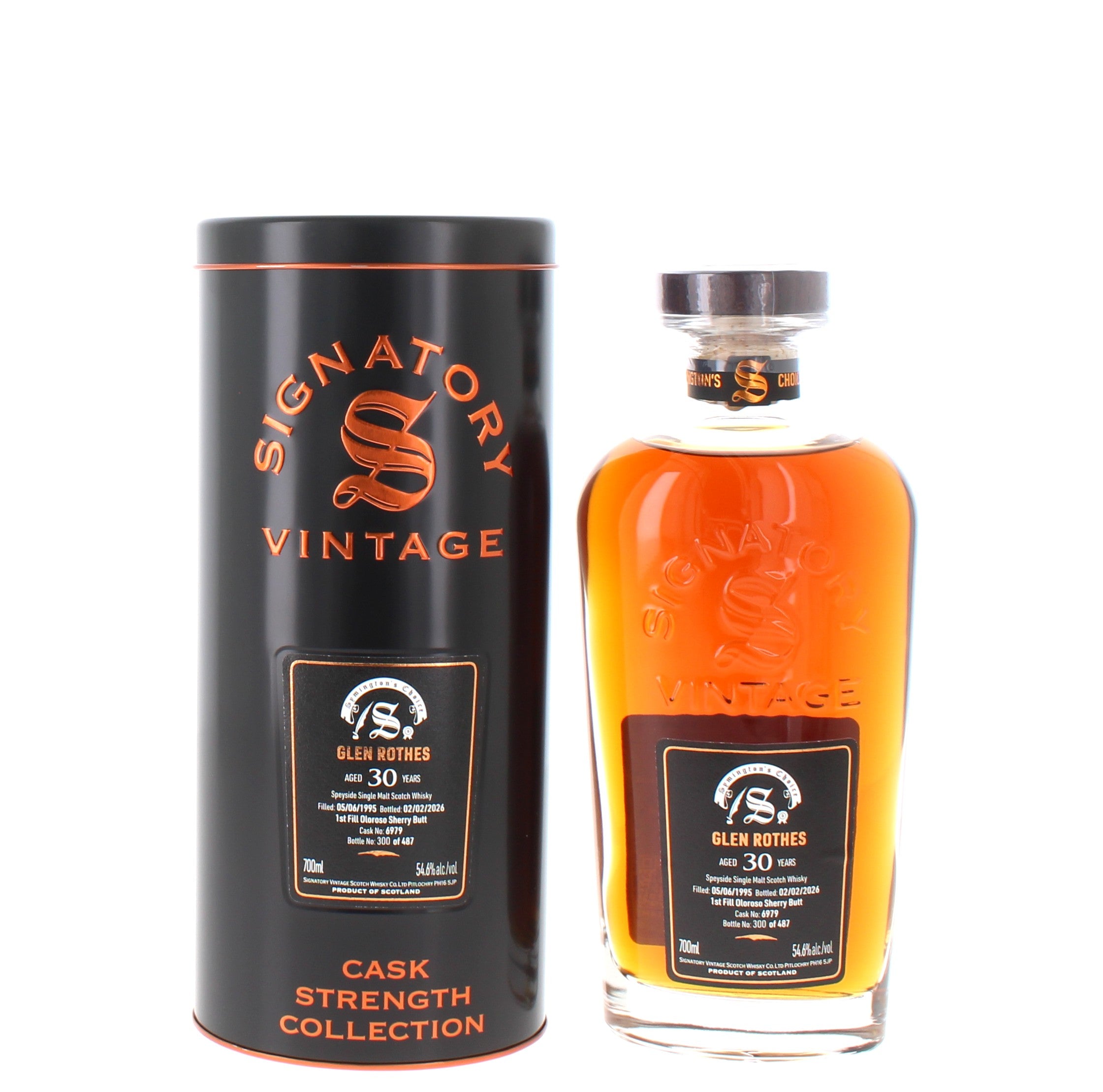 Glenrothes 30 Year Old 1995 Symington's Choice Single Malt - 70cl 54.6%