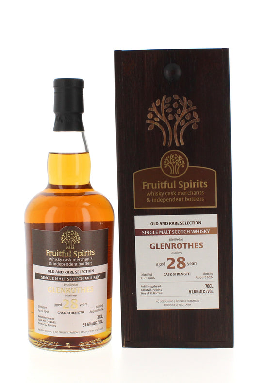 Fruitful Spirits Glenrothes 28 Year Old, 1996 Single Malt - 70cl 51.6%