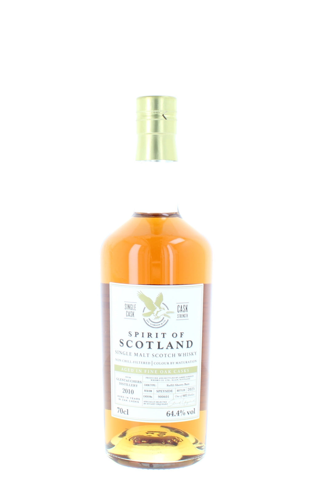 Glentauchers 14 Year Old Spirit Of Scotland  2010 Single Malt - 70cl 64.4%
