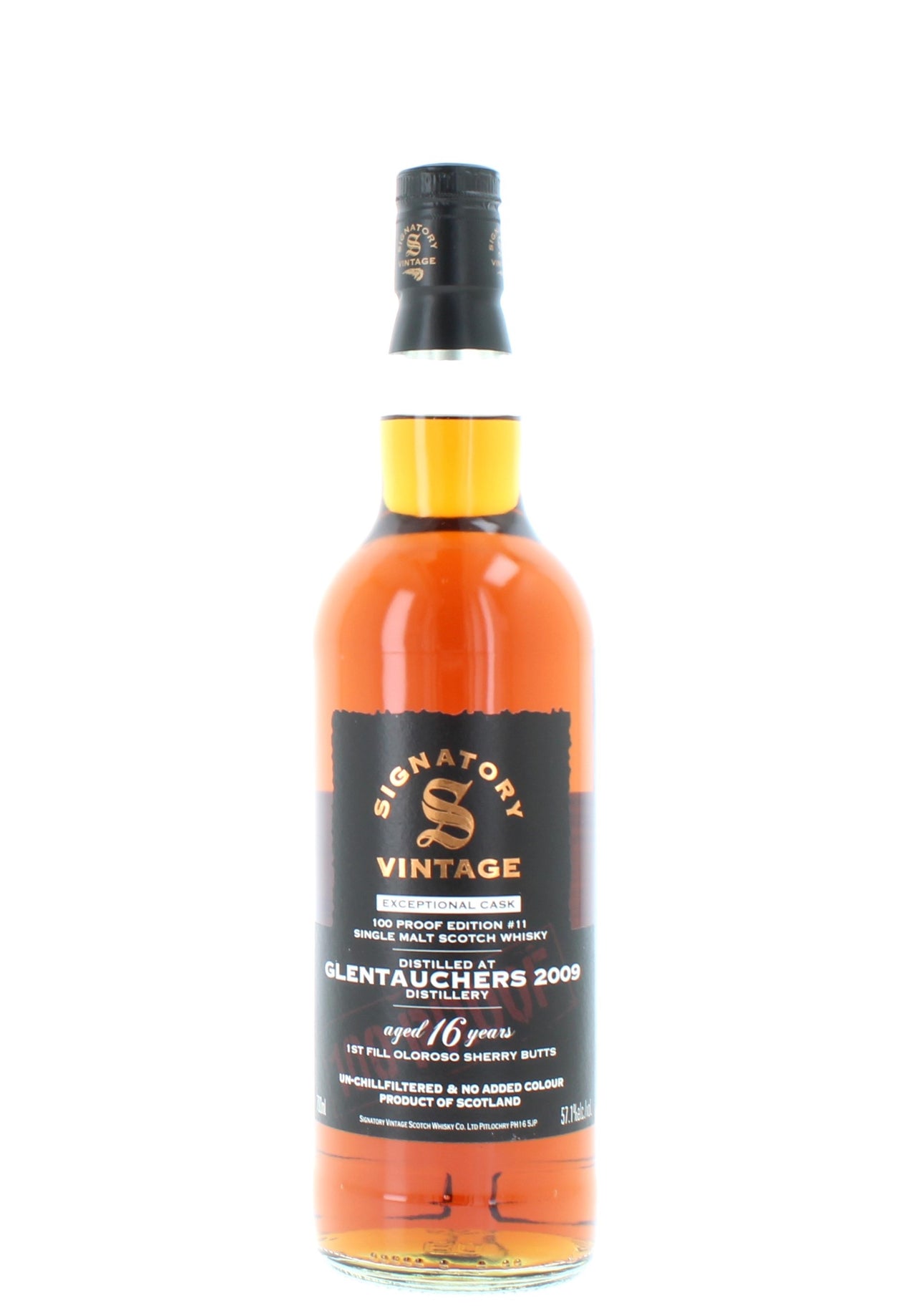 Glentauchers 16 Year Old 2009 100 Proof Edition #11 Exceptional Cask Single Malt - 70cl 57.1%