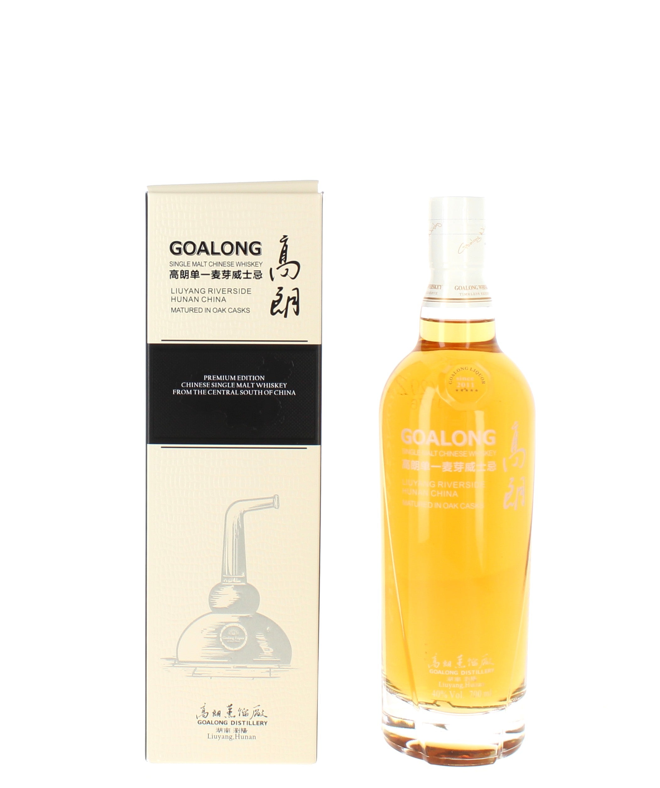 Goalong Matured In Oak Single Malt Chinese Whisky - 700ml 40%