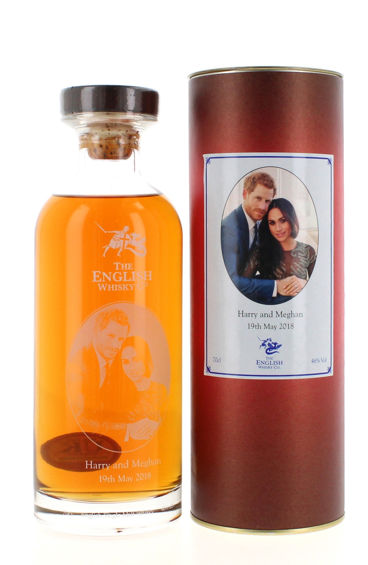 English Whisky Company Royal Marriage Harry & Meghan Whisky 70cl 46%