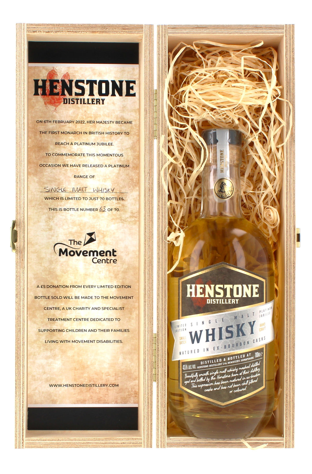 Henstone Platinum Jubilee Limited Edition - 70cl 43.8%