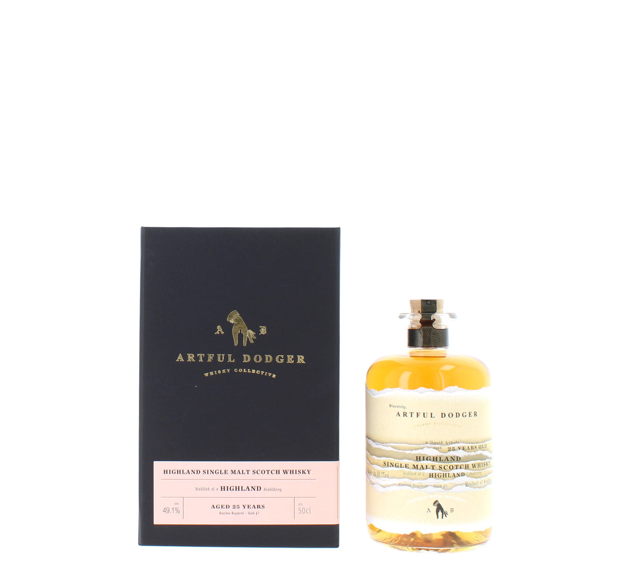Highland Single Malt 25 Year Old 1996 (cask 5) - The Artful Dodger - 50cl 49.1%