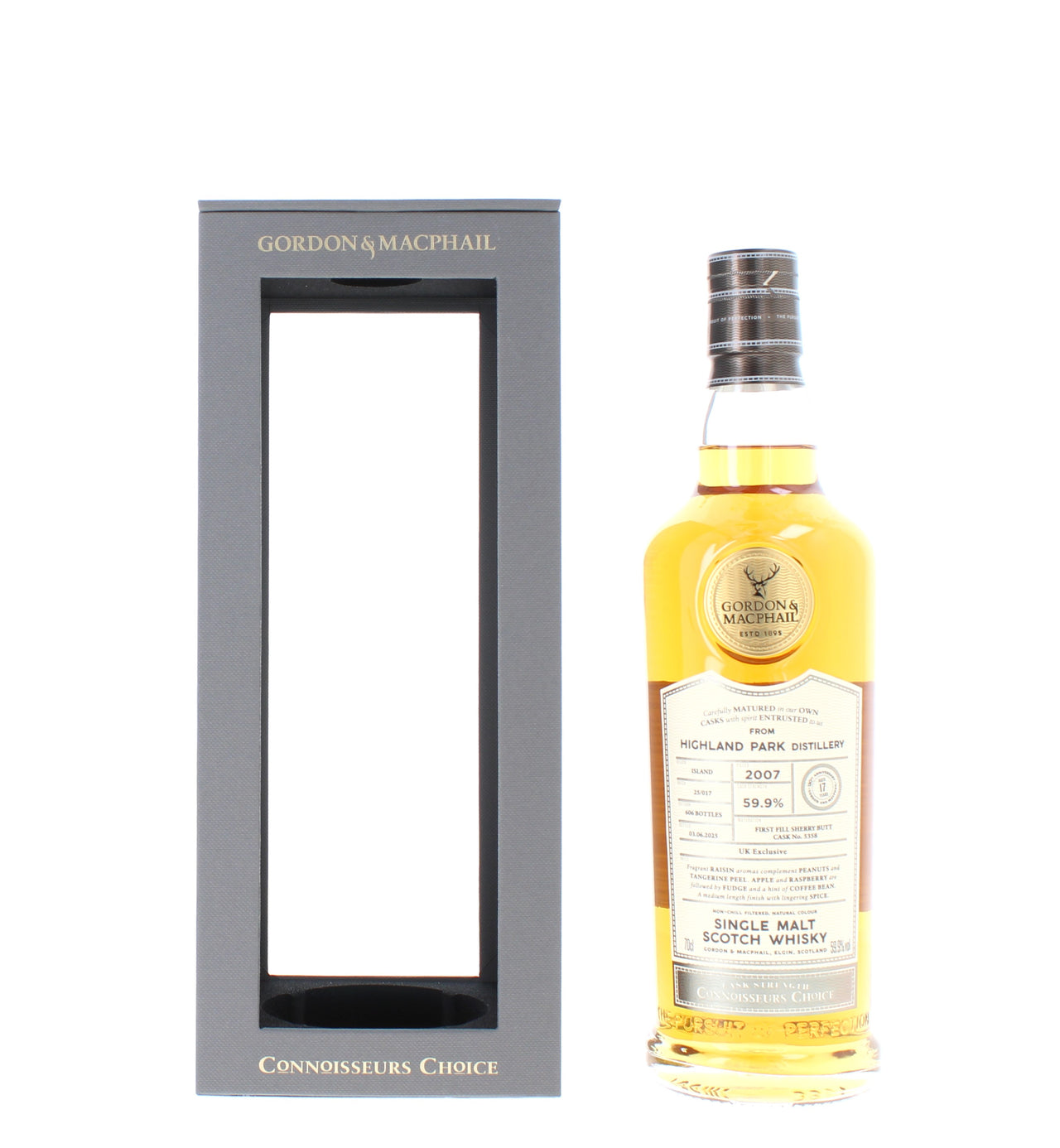 Highland Park 17 Year Old 2007 Connoisseurs Choice  (Gordon & MacPhail) Single Malt - 70cl 59.9%