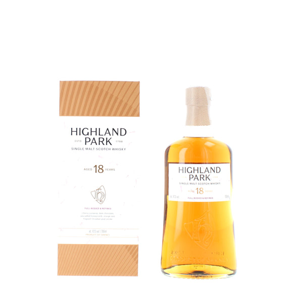 Highland Park 18 Year Old Single Malt Scotch Whisky - 70cl 43%