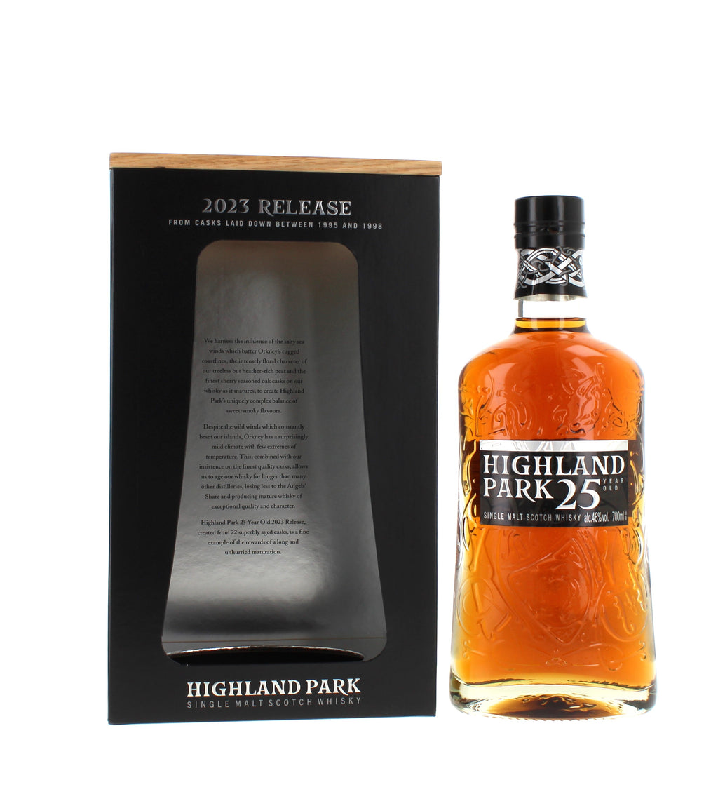 Highland Park 25 Year Old Single Malt Scotch Whisky 2023 - 70cl 46%