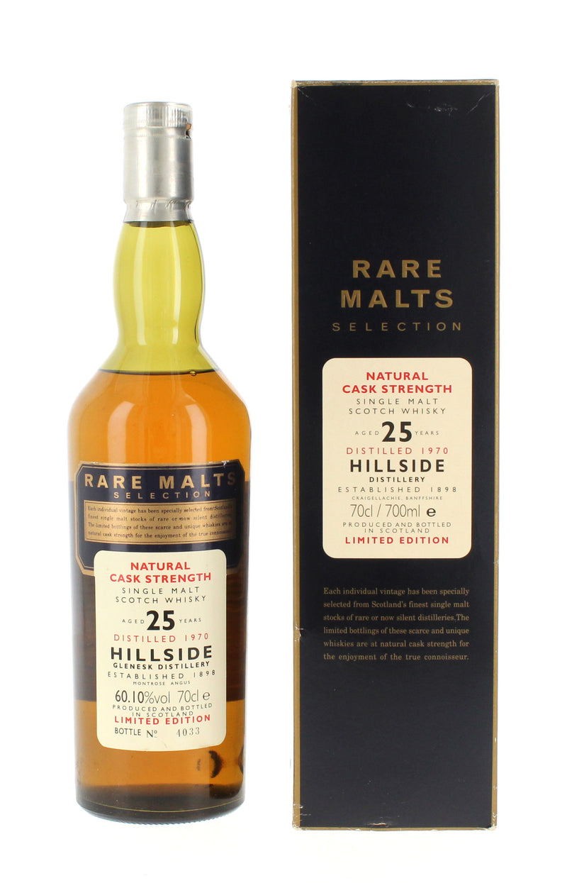 Hillside 25 Year Old 1970 Rare Malts - 70cl 60.1%