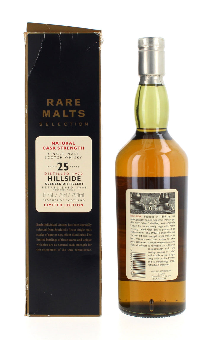 Hillside 25 Year Old 1970 Rare Malts - 75cl 61.1%