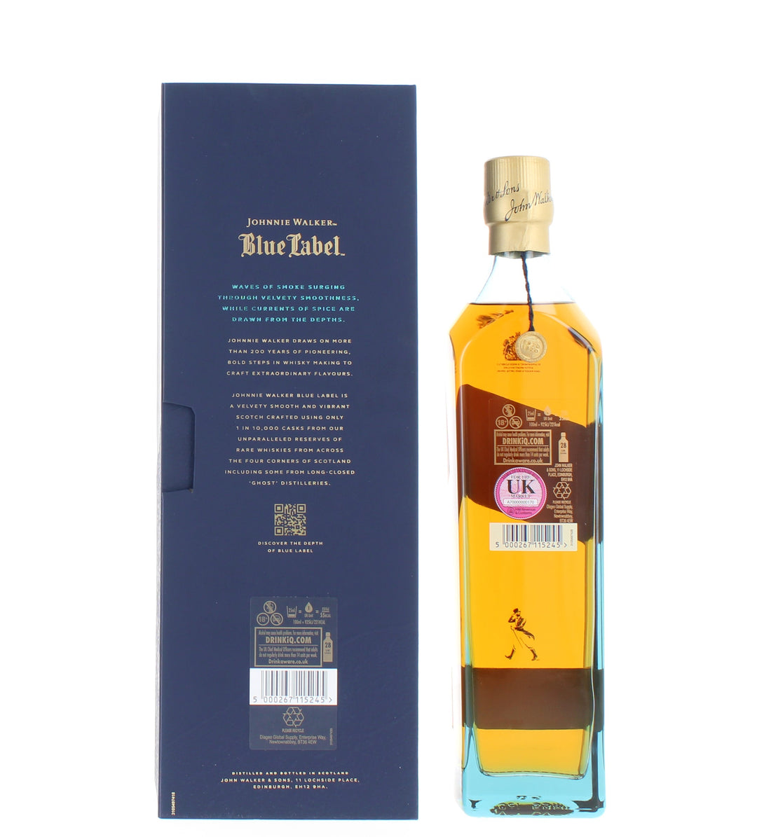 Johnnie Walker Blue Label Blended Scotch Whisky - 70cl 40%