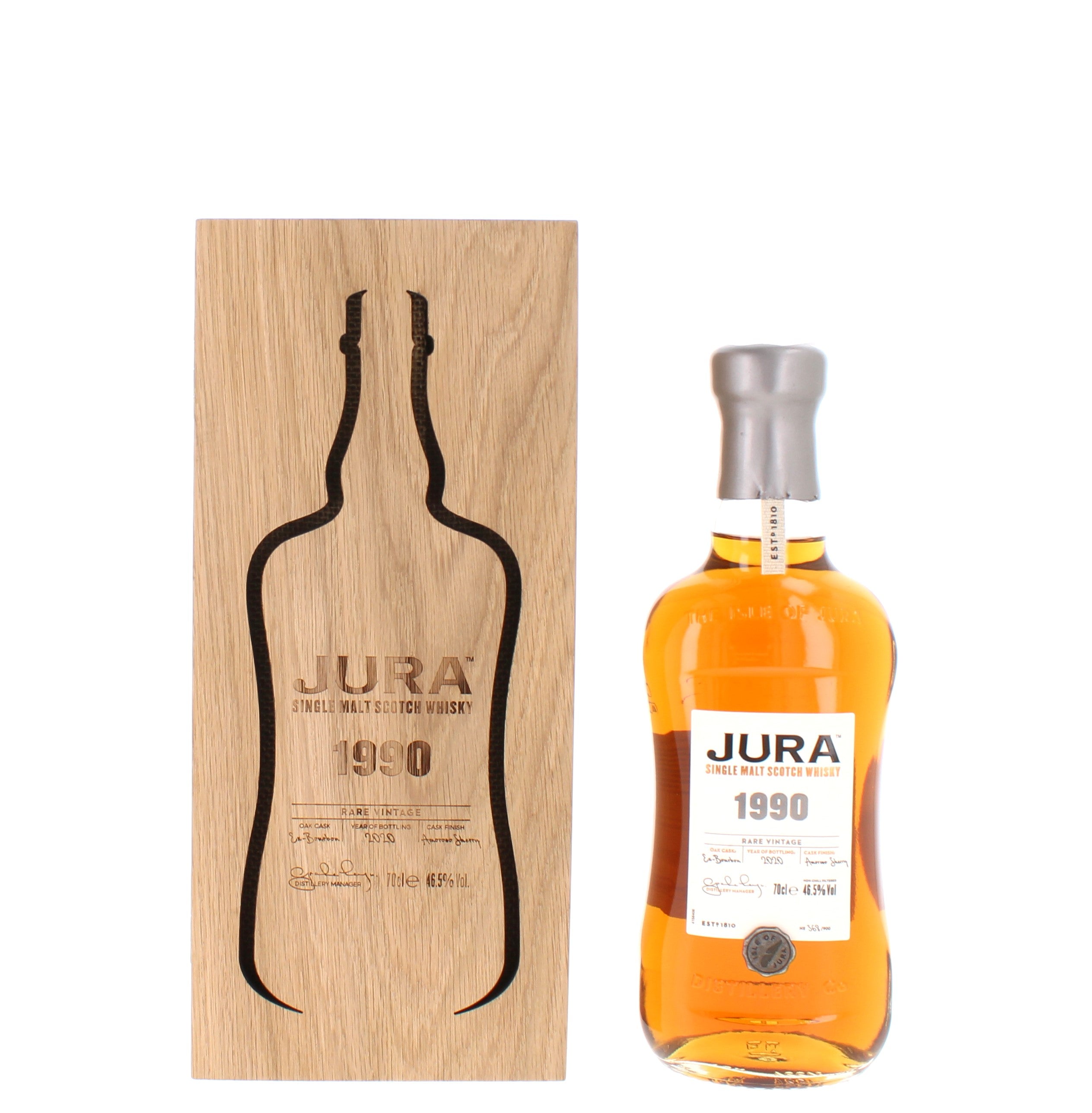 Jura 1990 Rare Vintage Single Malt - 70cl 46.5%