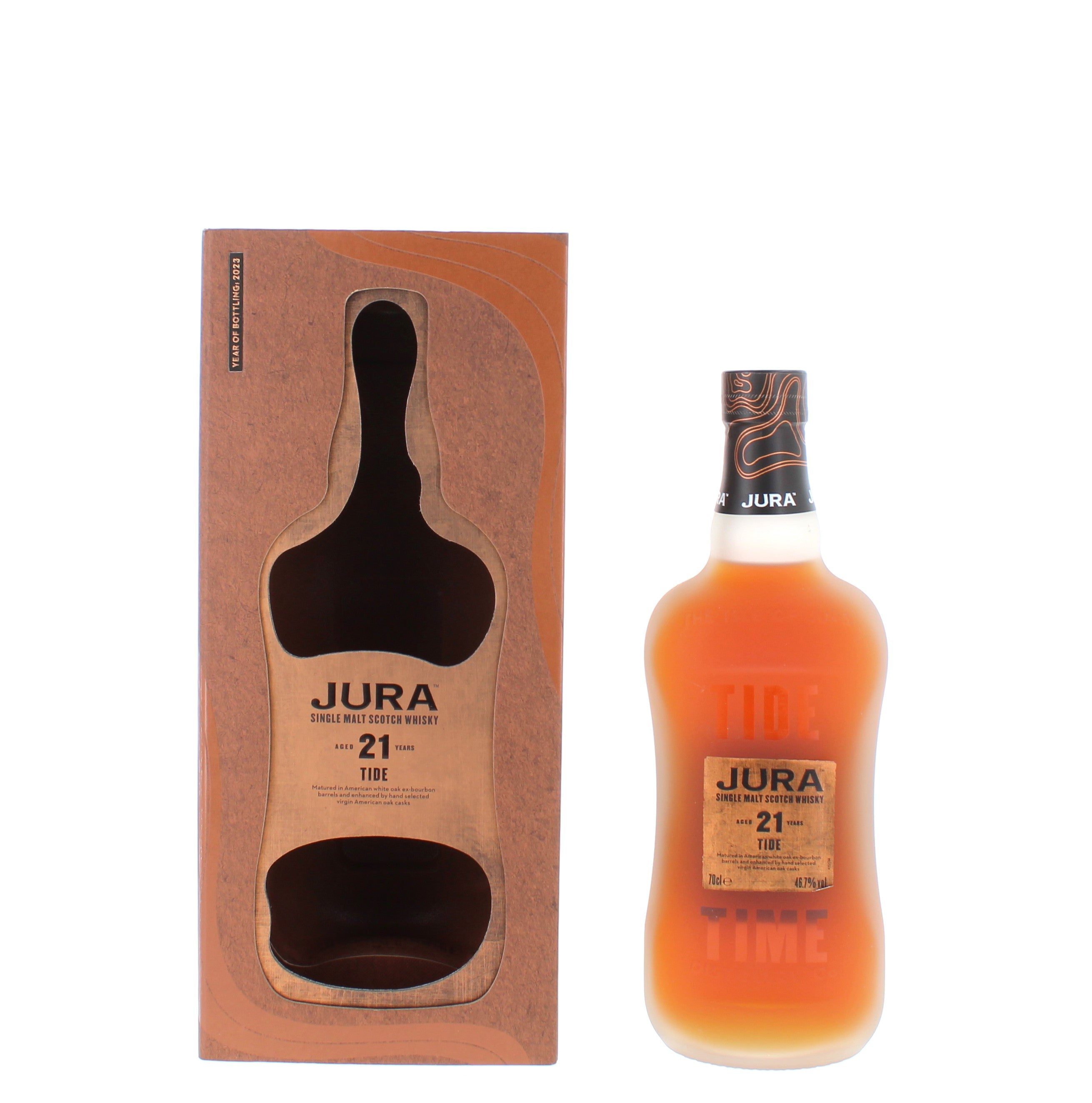 Jura 21 Year Old Tide Single Malt Scotch Whisky - 70cl 46.7%