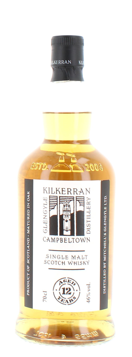 Kilkerran 12 Year Old Single Malt Scotch Whisky - 70cl 46%