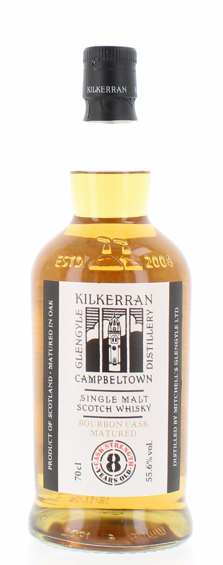 Kilkerran 8 Year Old Cask Strength Bourbon Cask - 70cl 55.6%