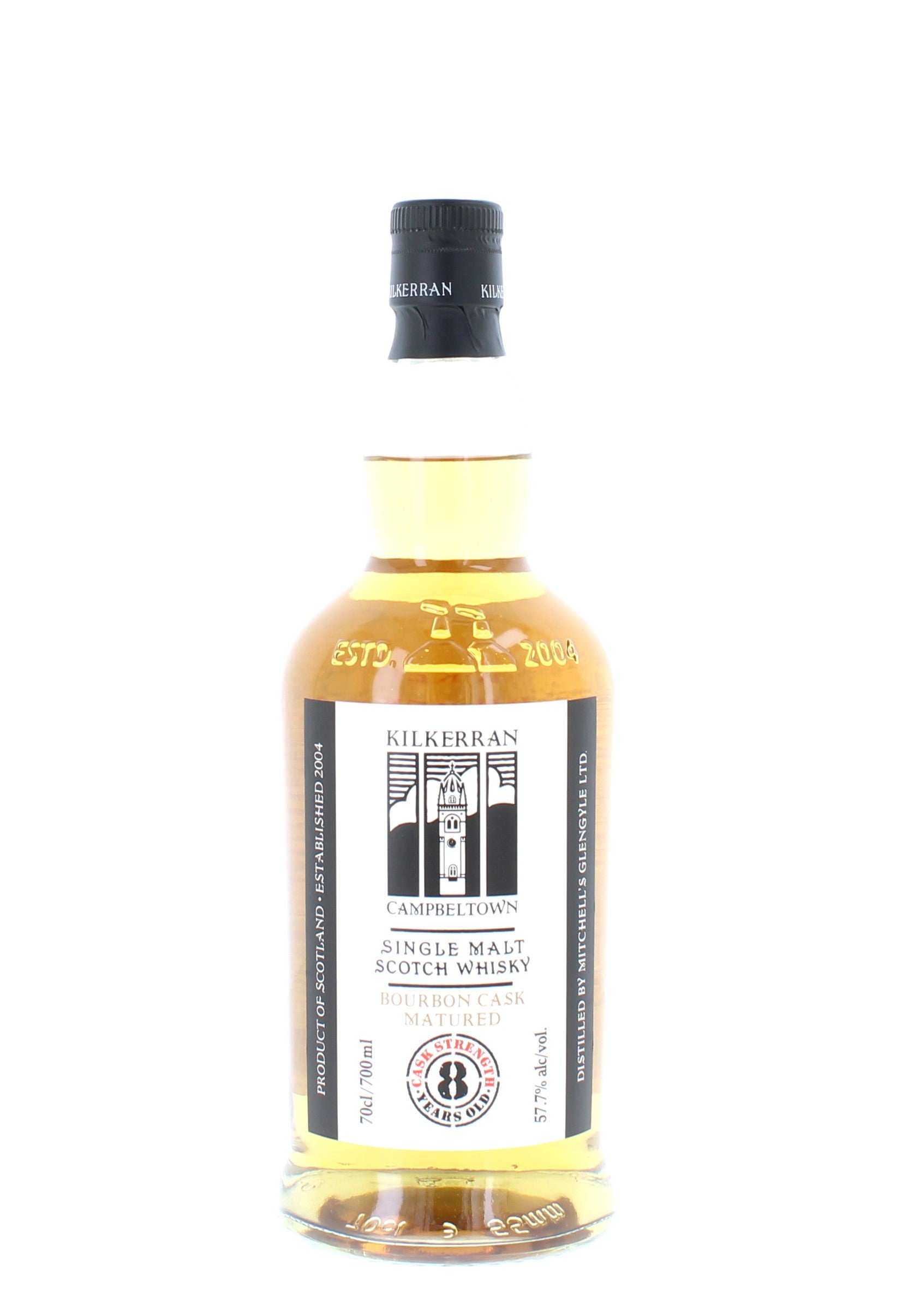 Kilkerran 8 Year Old Cask Strength Bourbon 2026 Release Single Malt - 70cl 57.7%