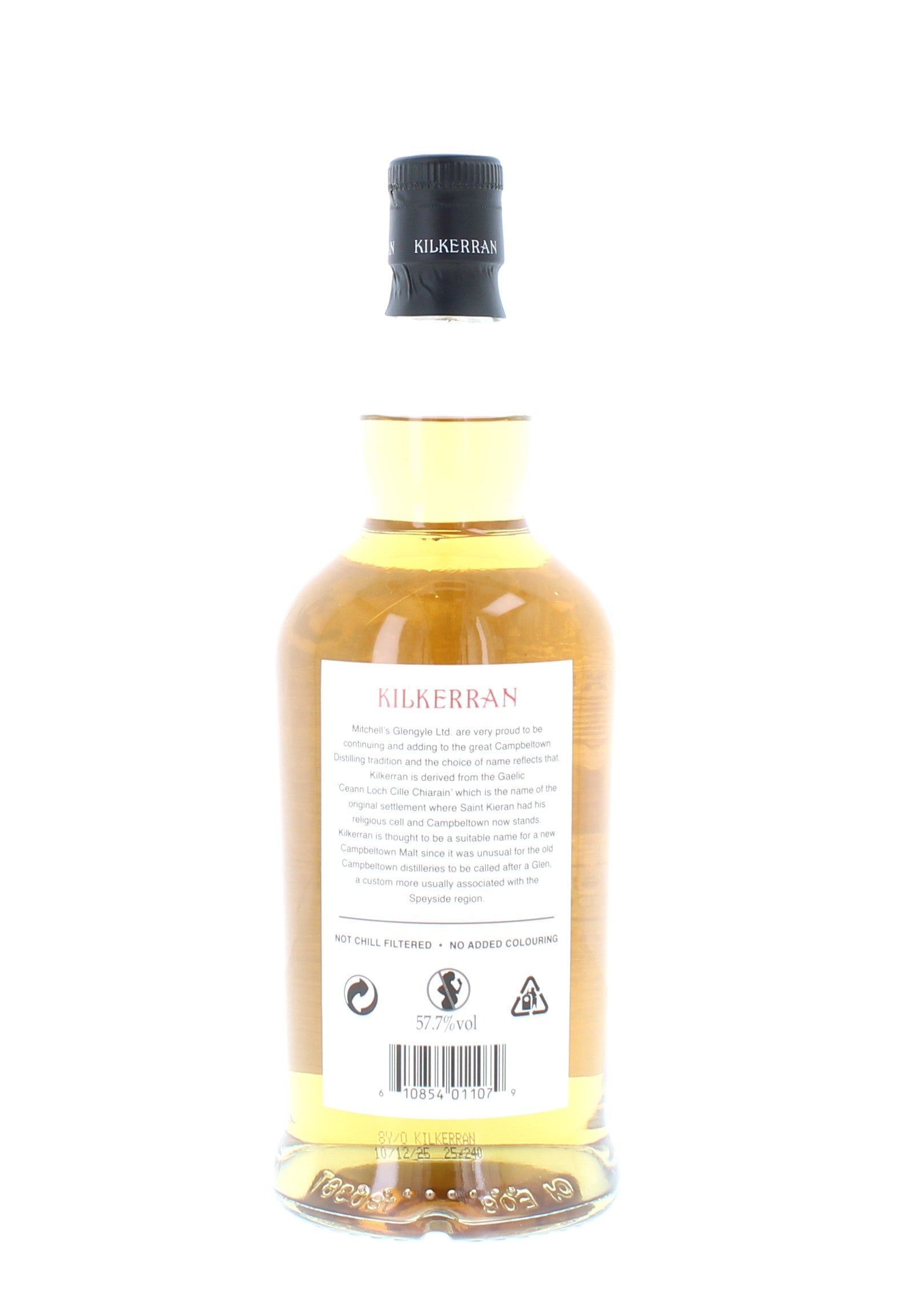 Kilkerran 8 Year Old Cask Strength Bourbon 2026 Release Single Malt - 70cl 57.7%