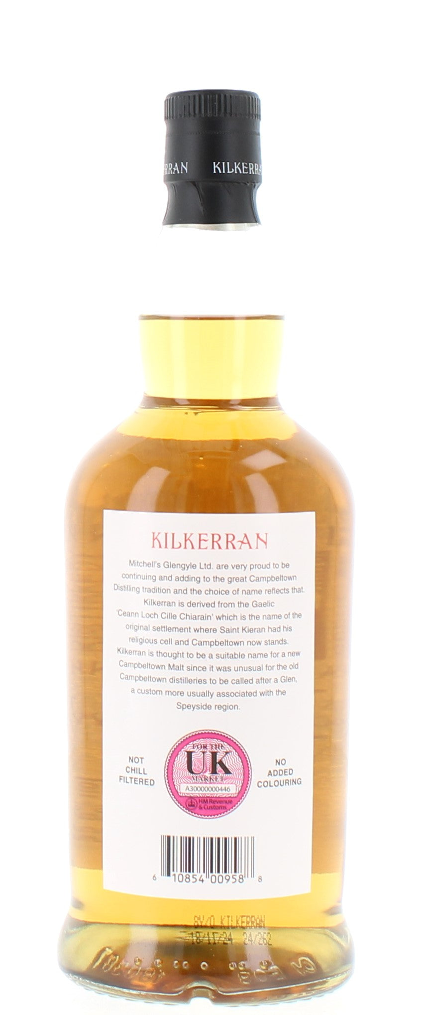 Kilkerran 8 Year Old Cask Strength Bourbon Cask - 70cl 55.6%