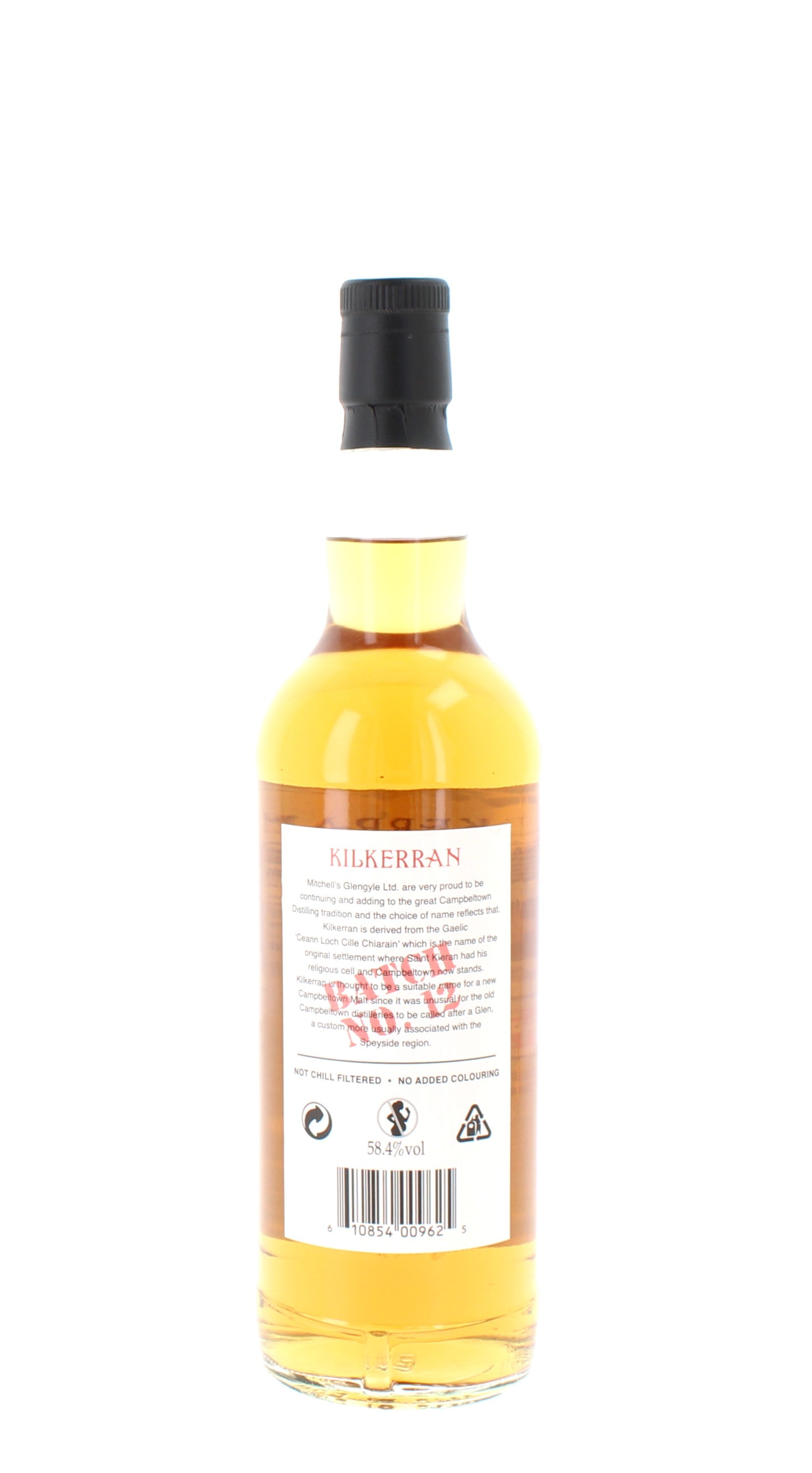 Kilkerran Heavily Peated Batch No.12 Single Malt - 70cl 58.4