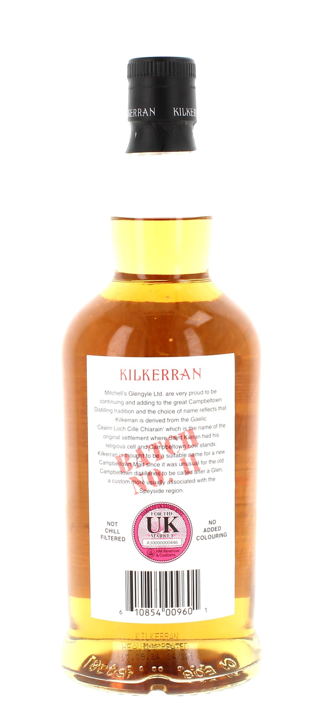 Kilkerran Heavily Peated Batch No. 11 Single Malt - 70cl 57.9%