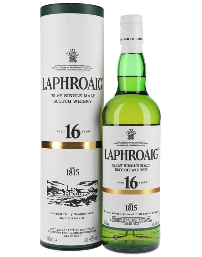 Laphroaig 16 Year Old Single Malt Scotch Whisky - 70cl 48%