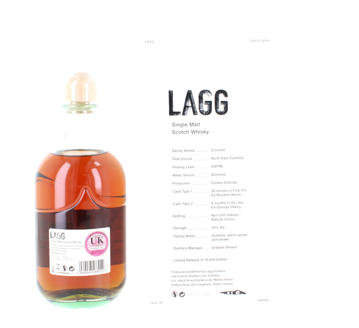 Lagg Inaugural Batch 1, Batch 2 & Batch 3 (3 x 70cl) 50%