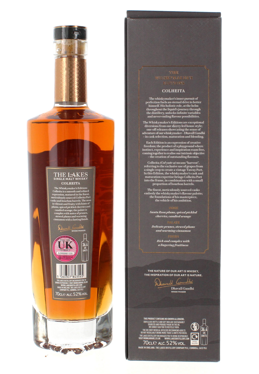 Lakes Whiskymaker's Editions Colheita 70cl 52%