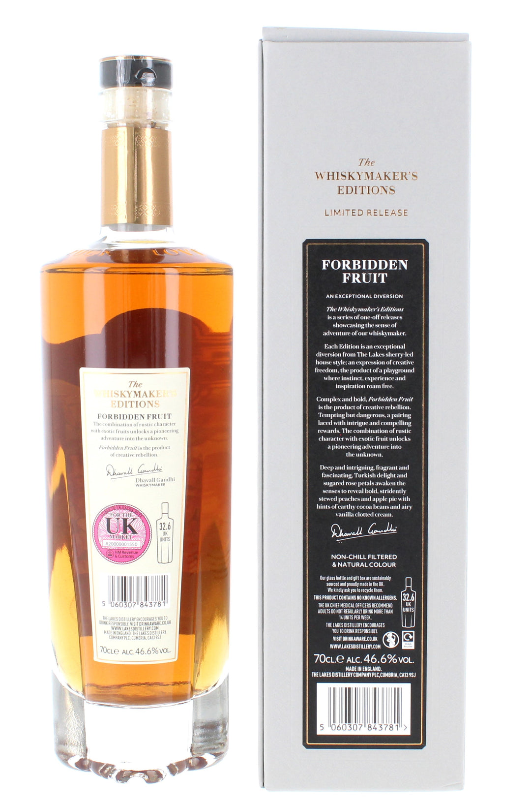 The Lakes Whiskymaker's Edition Forbidden Fruit 70cl 46.6%