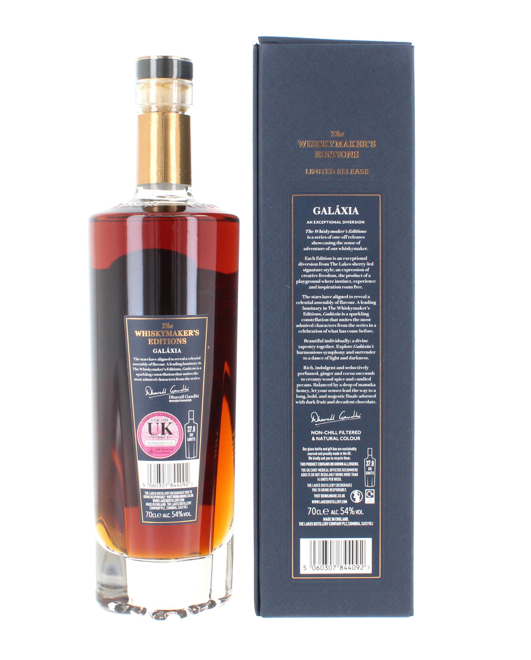 The Lakes The Whiskymaker's Editions Galaxia 70cl 54%