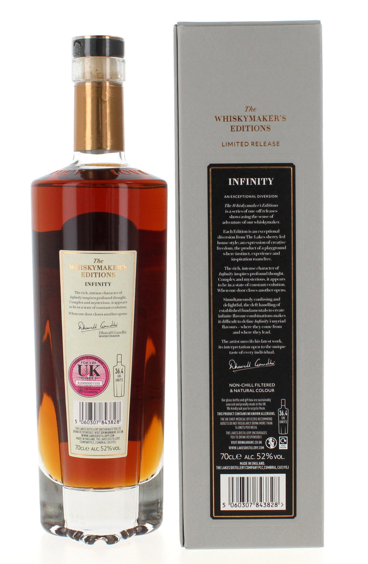 The Lakes The Whiskymaker's Editions Infinity Single Malt English Whisky - 70cl 52%