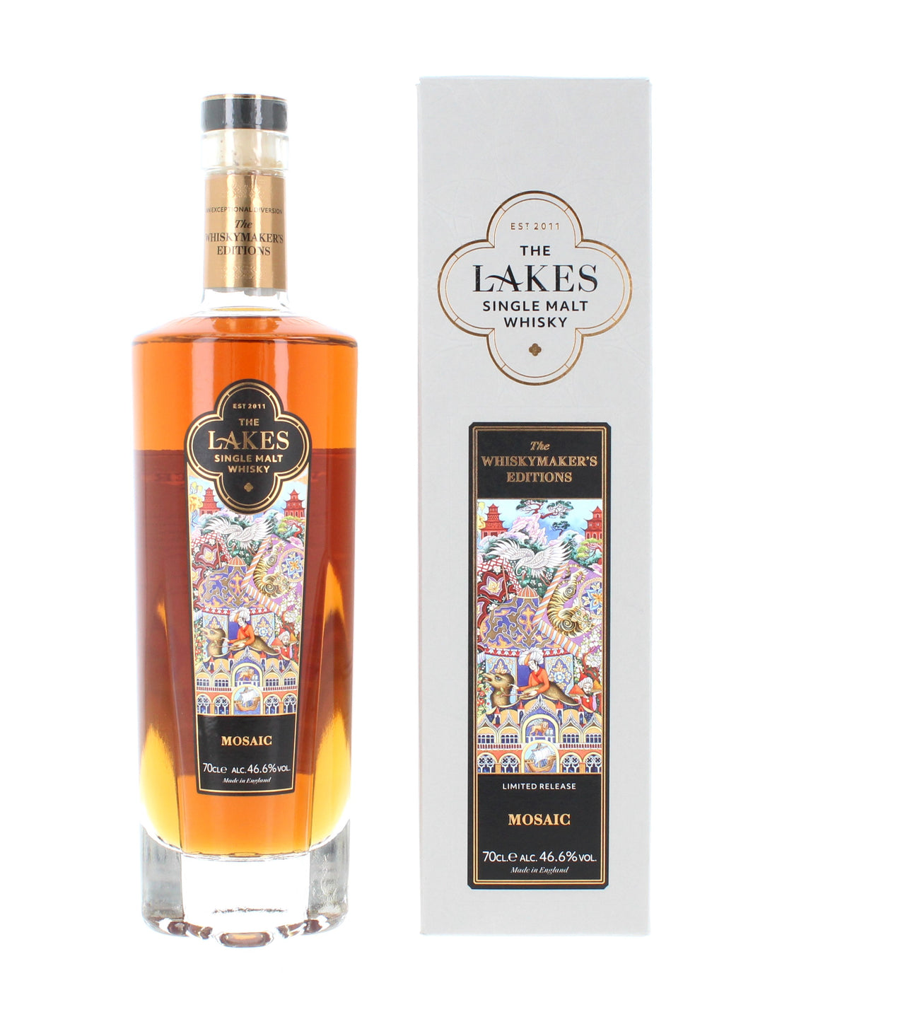 The Lakes Whiskymaker's Editions Mosaic English Single Malt Whisky - 70cl 46.6%