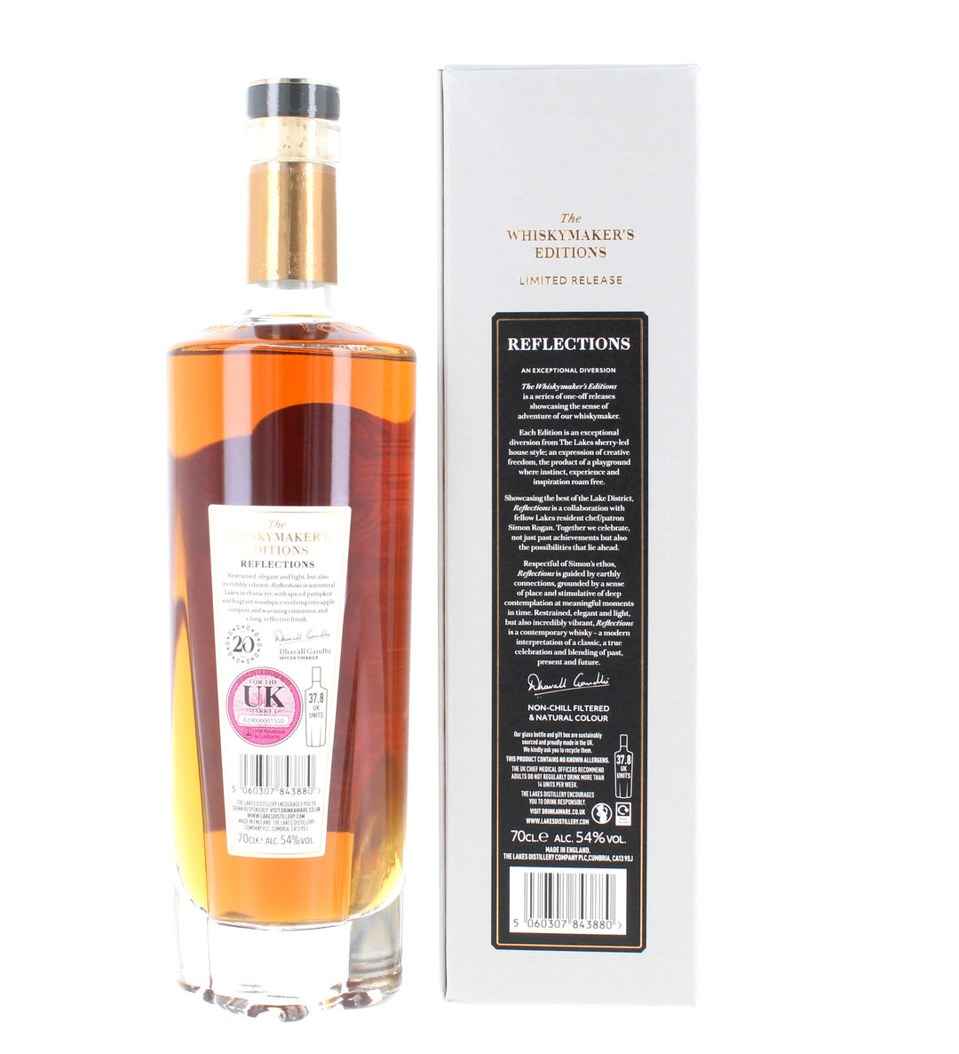 The Lakes Whiskymaker's Editions Reflections 70cl 54%