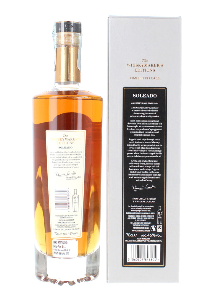 The Lakes Whiskymaker's Editions Soleado 70cl 46%