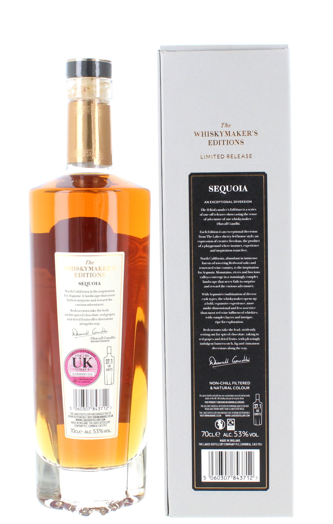 The Lakes Distillery The Whiskymaker's Edition Sequoia 70cl 53%