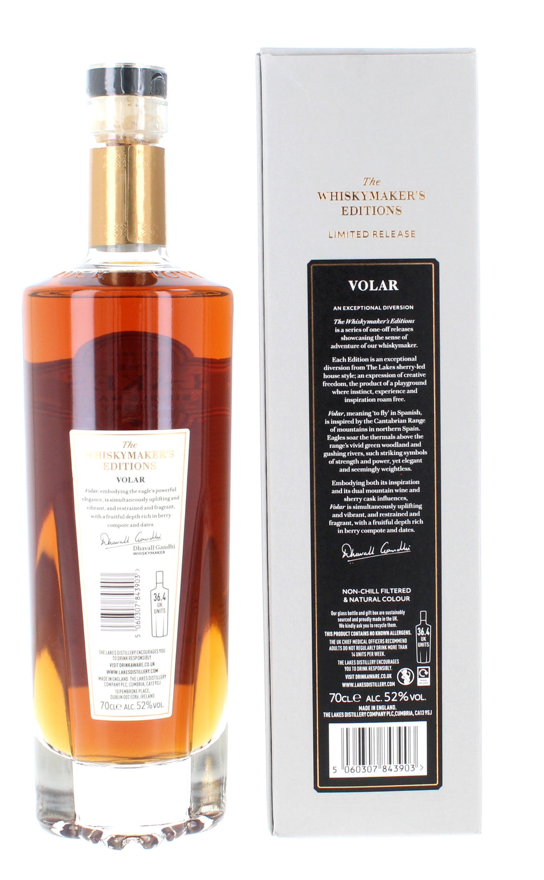 The Lakes Distillery Whiskymaker's Edition Volar 70cl 52%