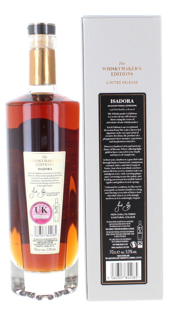 The Lakes The Whiskymaker's Editions Isadora Distillery Exclusive 70cl 53%