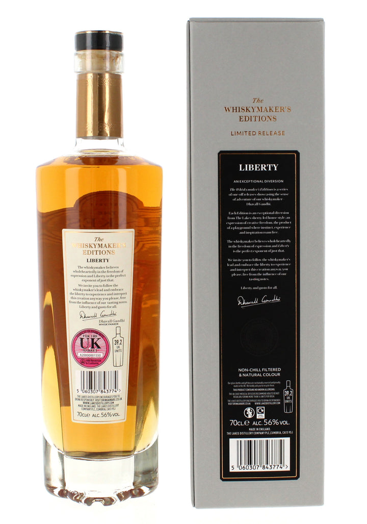 The Lakes Distillery The Whiskymaker's Edition Liberty 70cl 56%