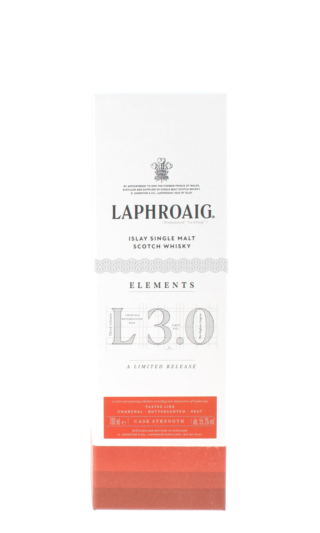 Laphroaig Elements 3.0 Limited Release Cask Strength Single Malt - 70cl 55.3%