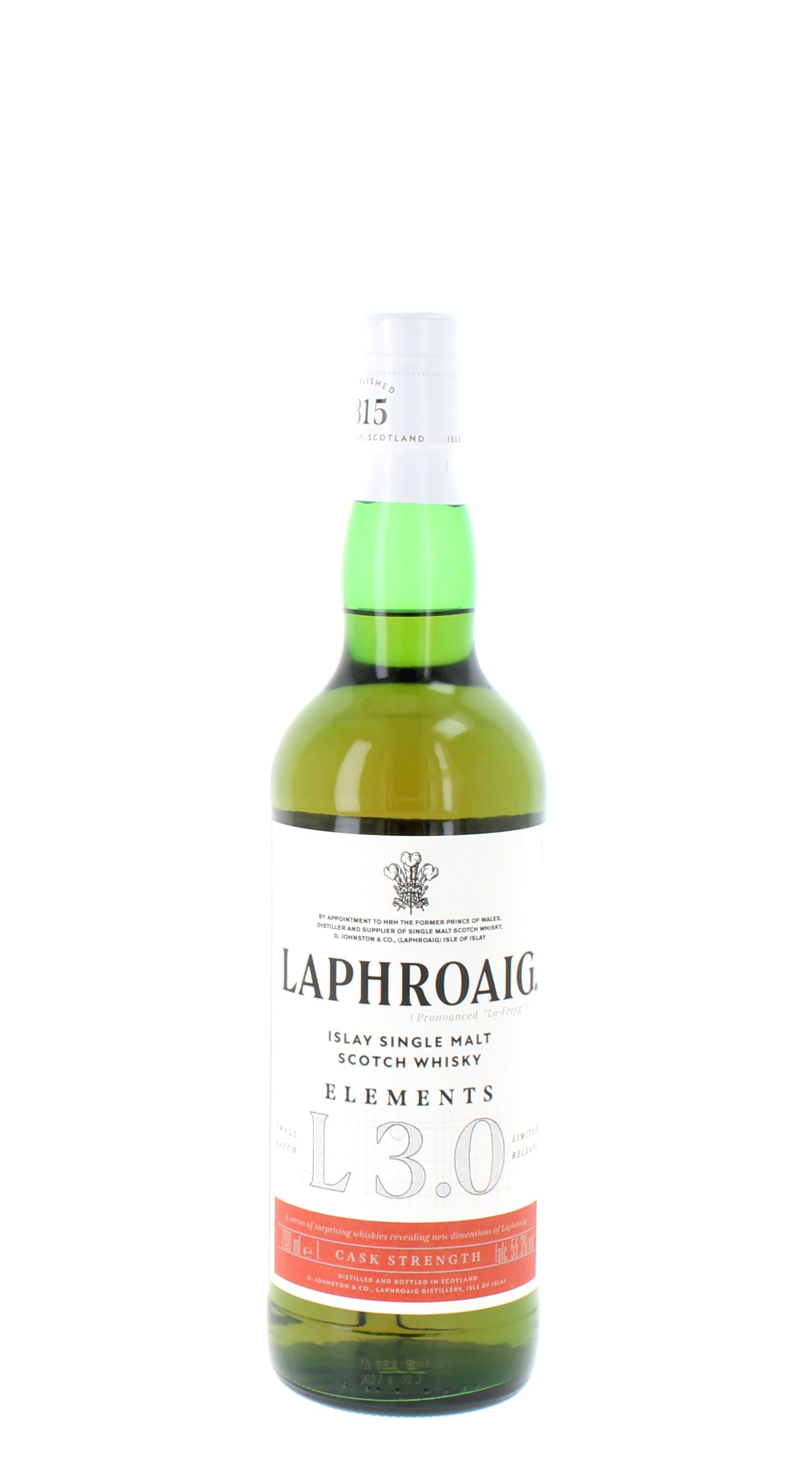 Laphroaig Elements 3.0 Limited Release Cask Strength Single Malt - 70cl 55.3%