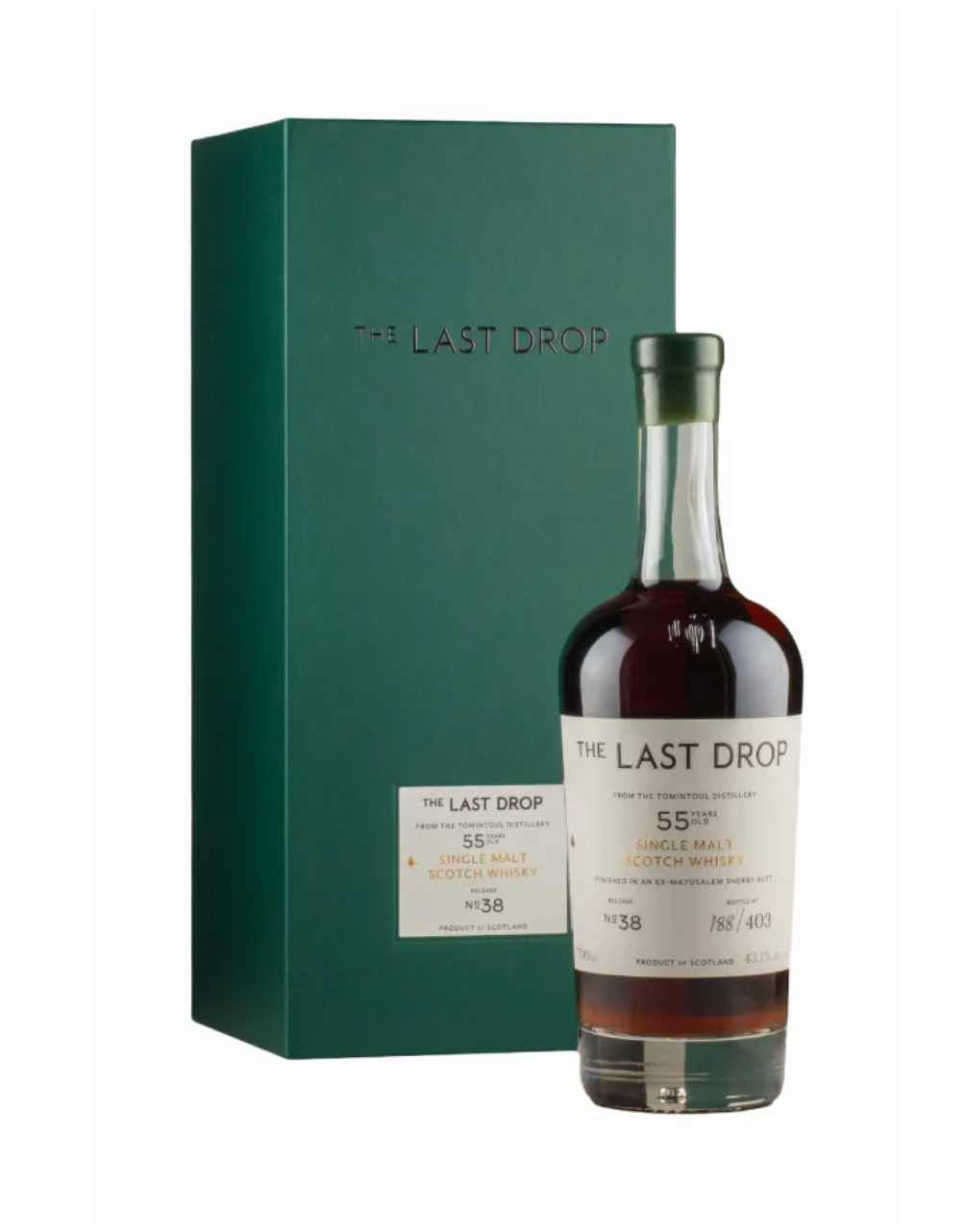 Tomintoul 55 Year Old 1969 The Last Drop Single Malt - 70cl 43.1%