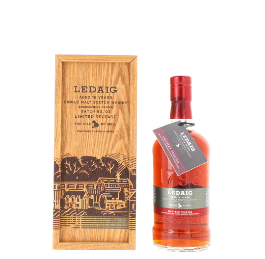 Ledaig 18 Year Old Sherry Cask Finish Batch #3 Single Malt - 70cl 46.3%
