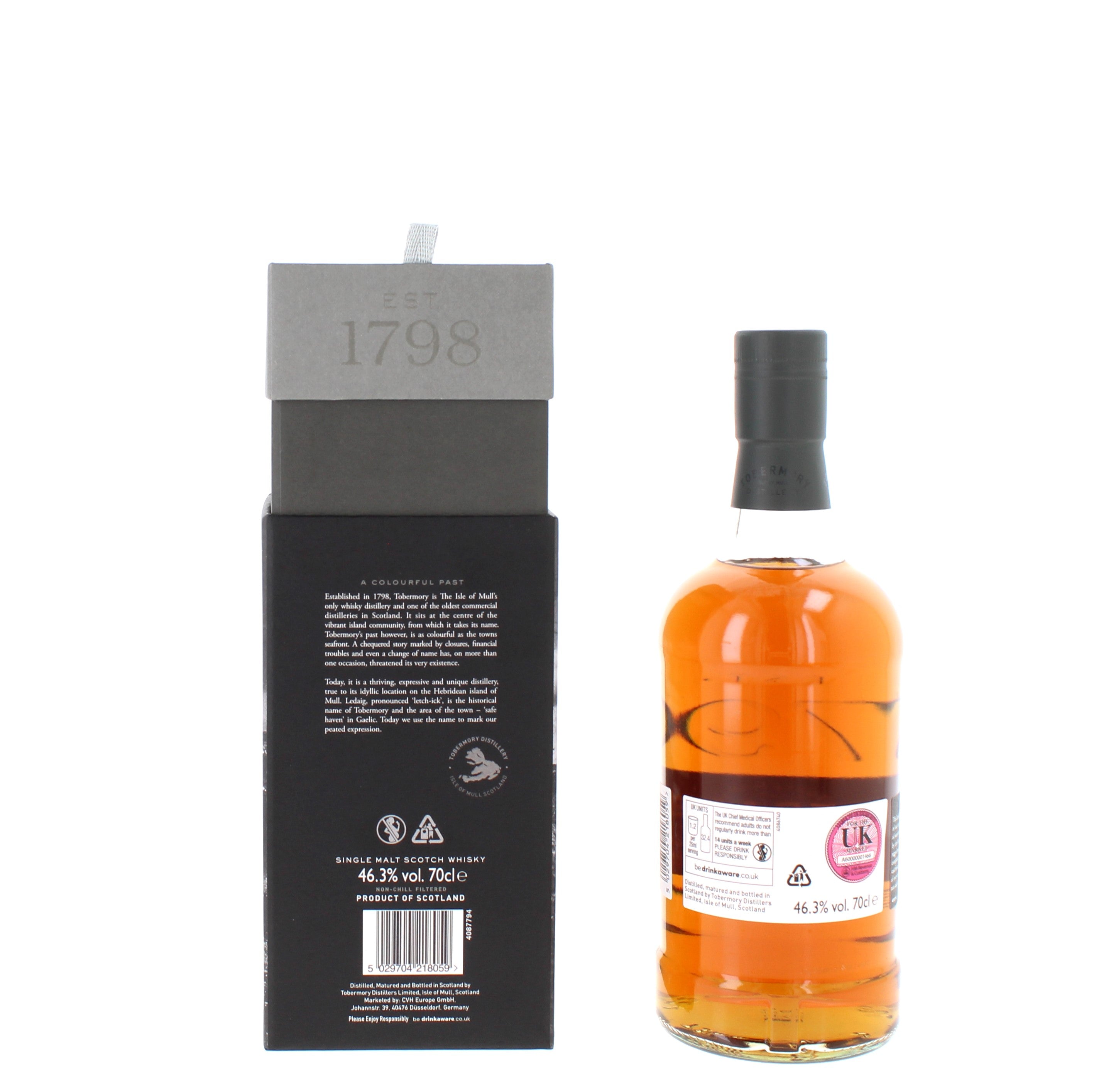 Ledaig 18 Year Old Single Malt- 70cl 46.3% – The Really Good