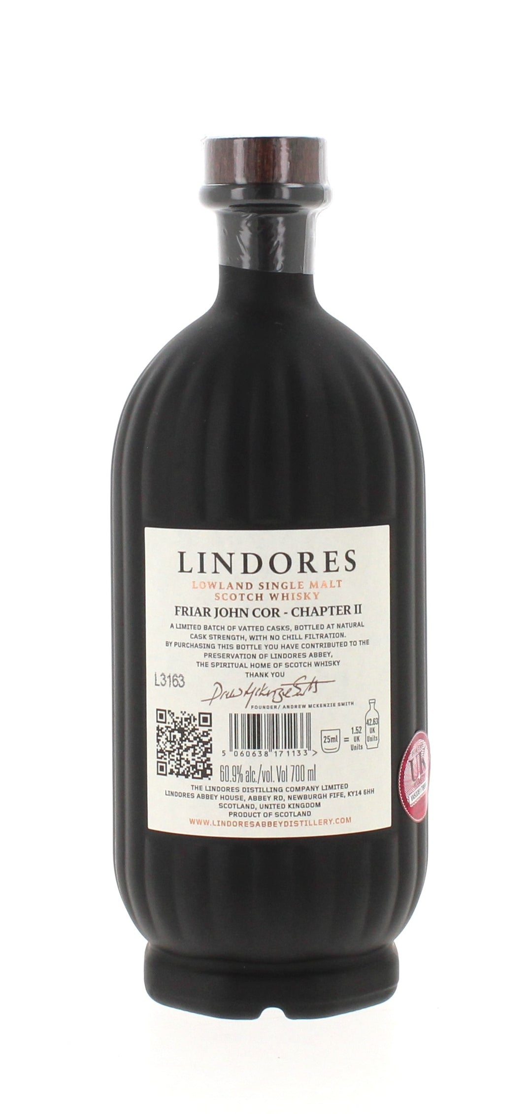 Lindores Abbey Friar John Cor Cask Strength Congregation Chapter 2 - 70cl 60.9%