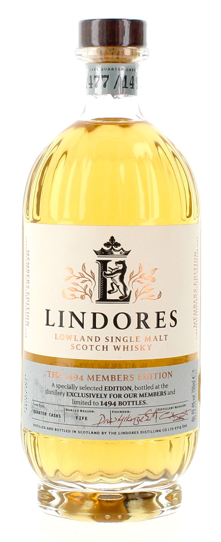 Lindores Abbey - The 1494 Members Edition #1 - 70cl 49.4%