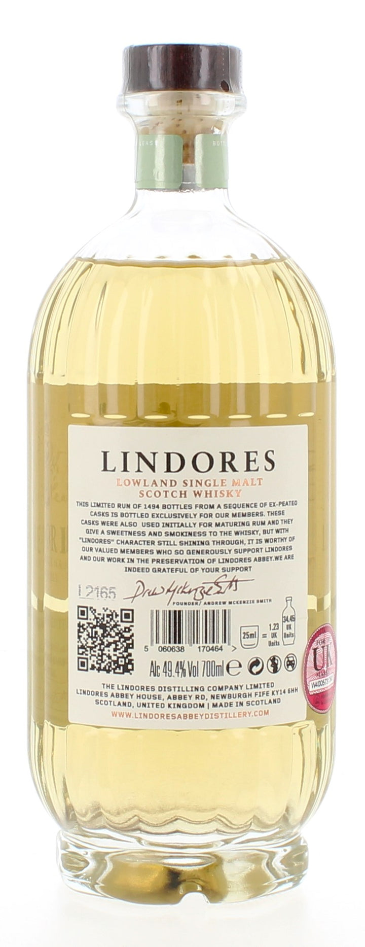 Lindores Abbey - 1494 Members Edition #2 - 70cl 49.4%