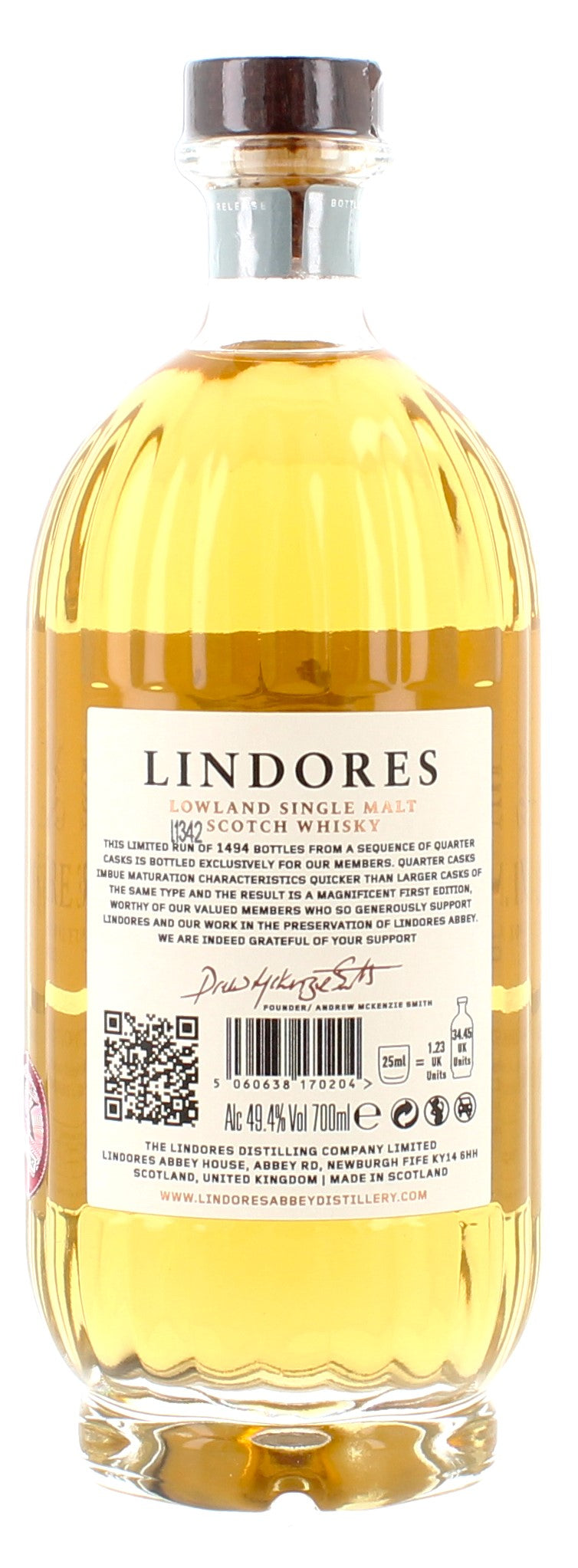 Lindores Abbey - The 1494 Members Edition #1 - 70cl 49.4%