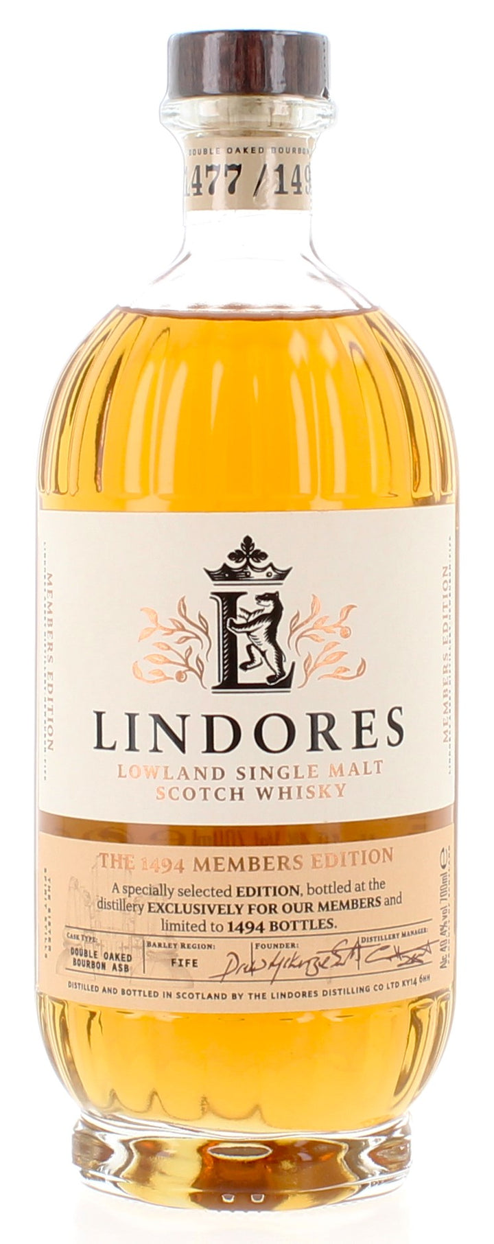 Lindores Abbey - 1494 Members Edition #3 - 70cl 49.4%