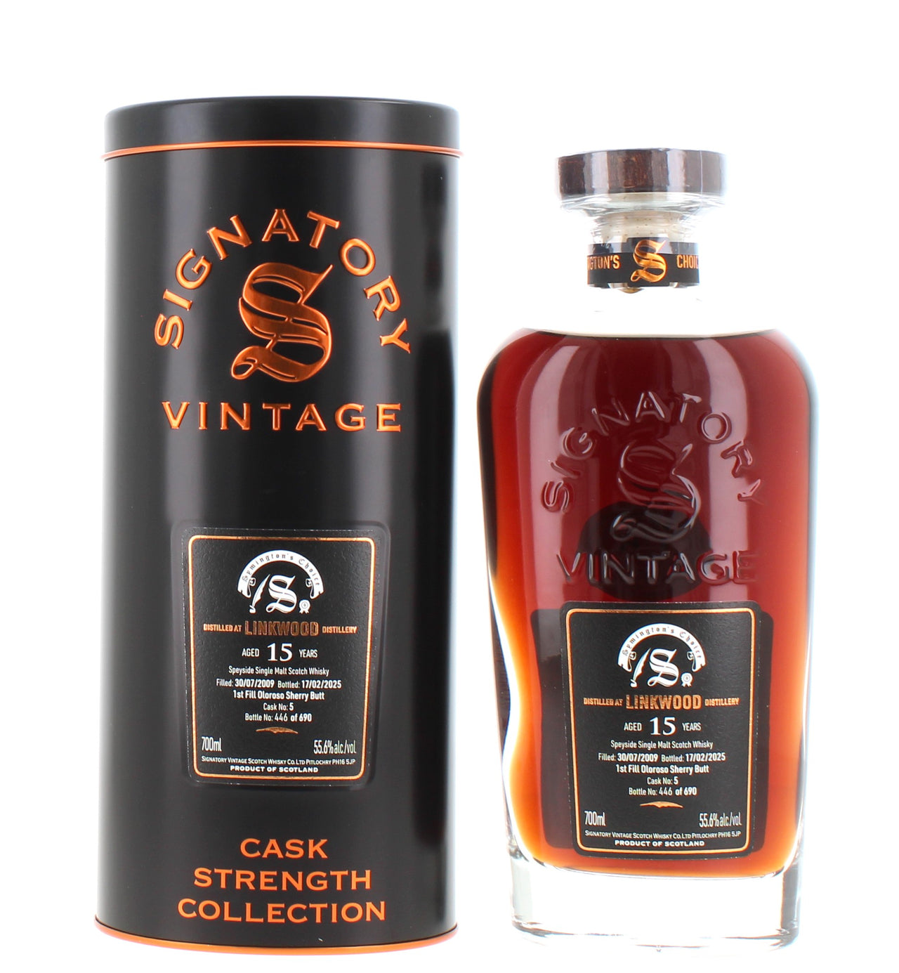 Linkwood 15 Year Old 2009 Symington's Choice #5 - 70cl 55.6%